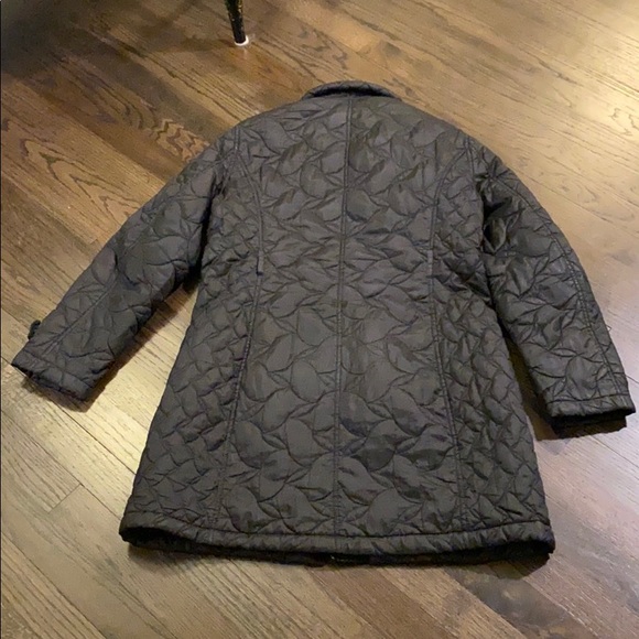 Lands End Black Packable Coat Quilted Small S EUC - Picture 8 of 8